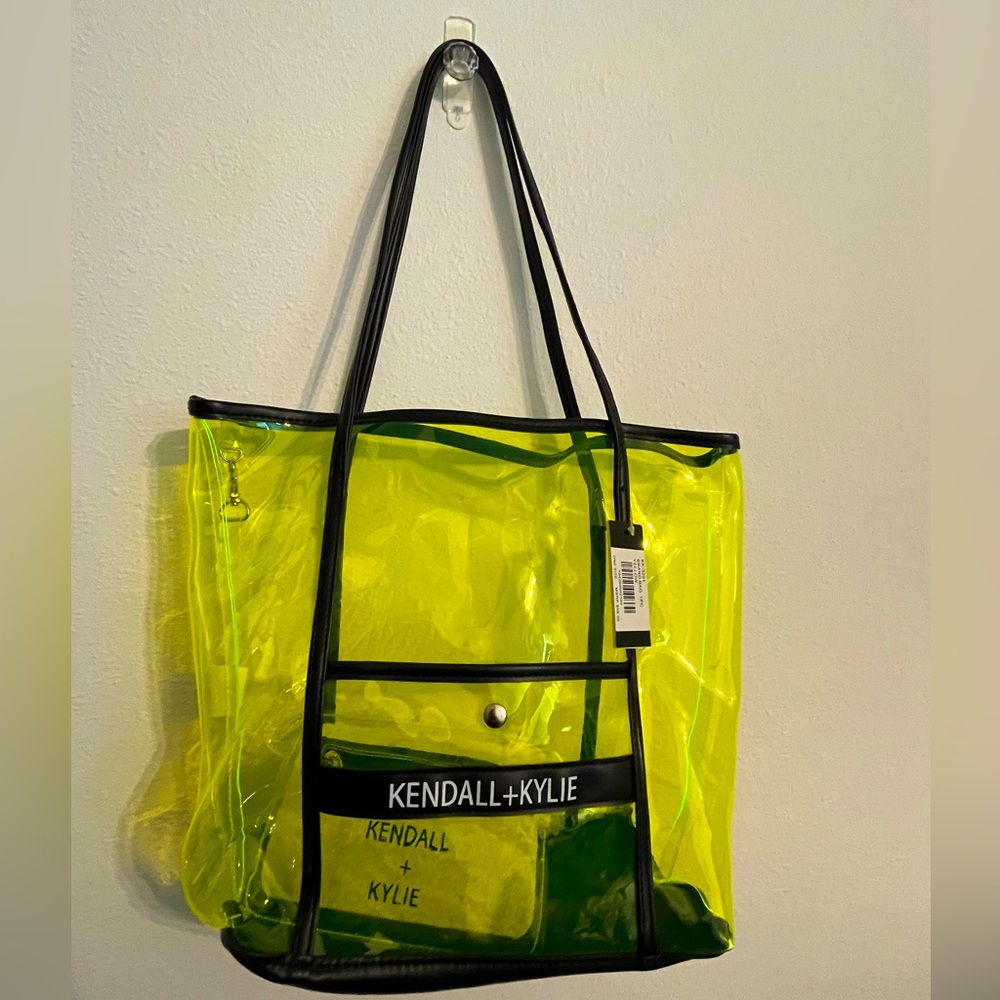 NWT Green With Envy Translucent Bag Kendall and Kylie
